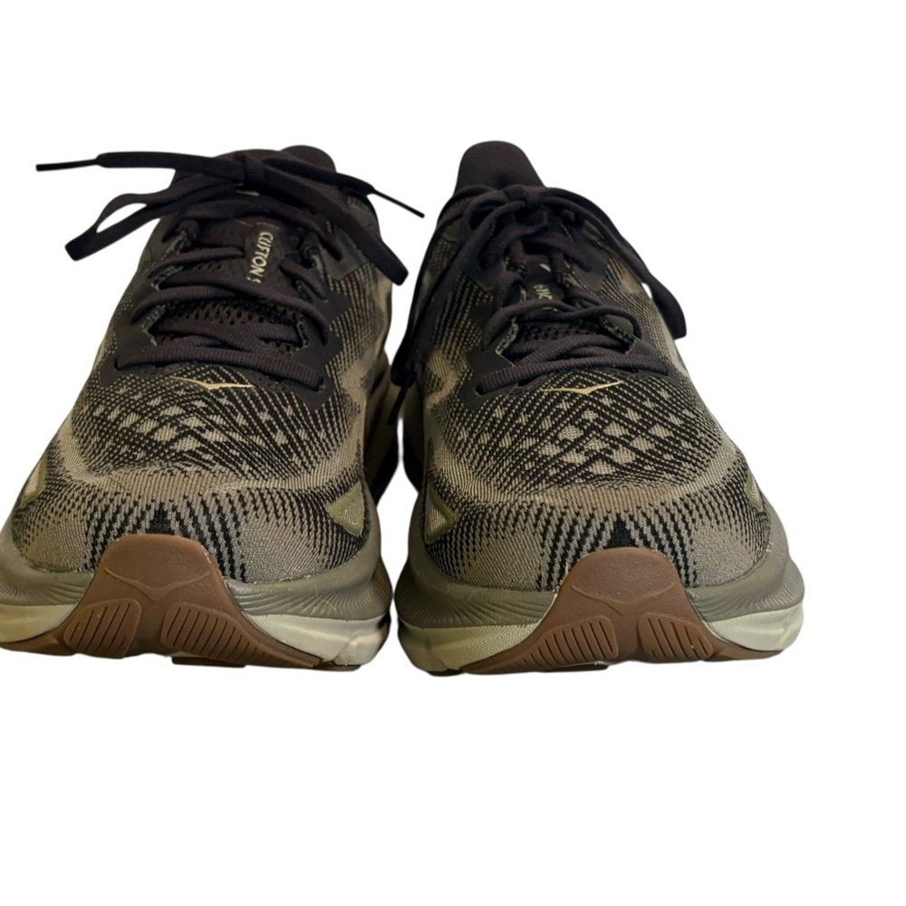 Men's HOKA Clifton 9 Black/Slate 11D - Picture 2 of 7